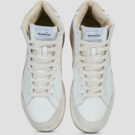 Diadora Prestige High Used Bianco Sneakers alte Donna - 5