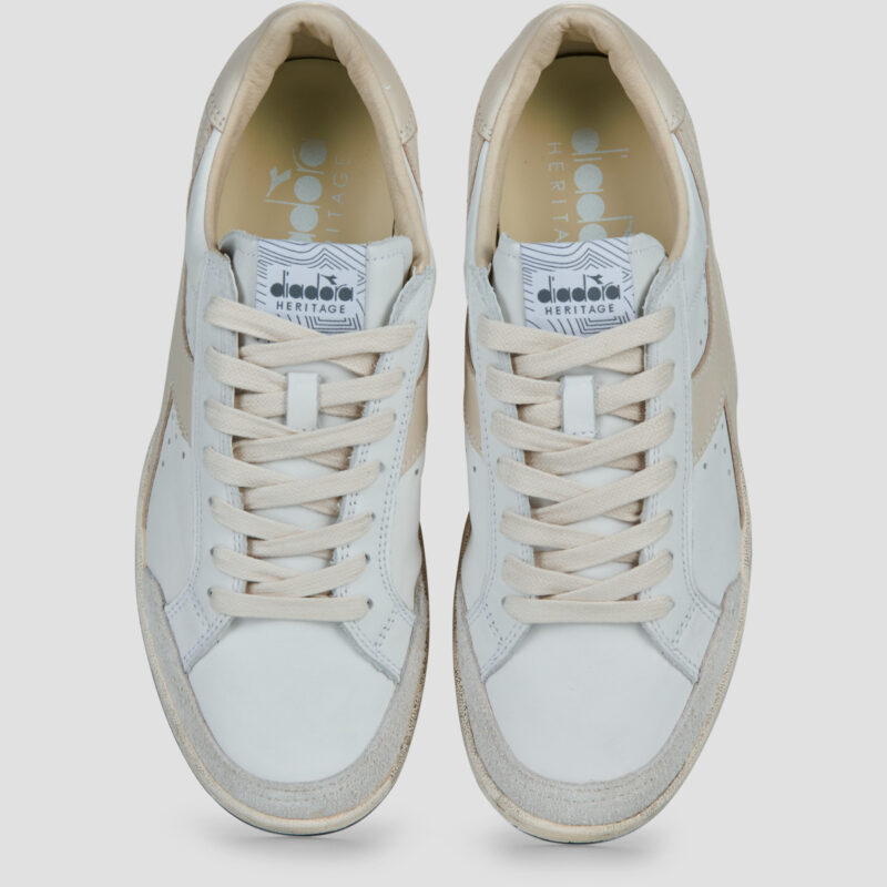 Diadora Prestige Used Bianco Sneakers basse Donna - 4