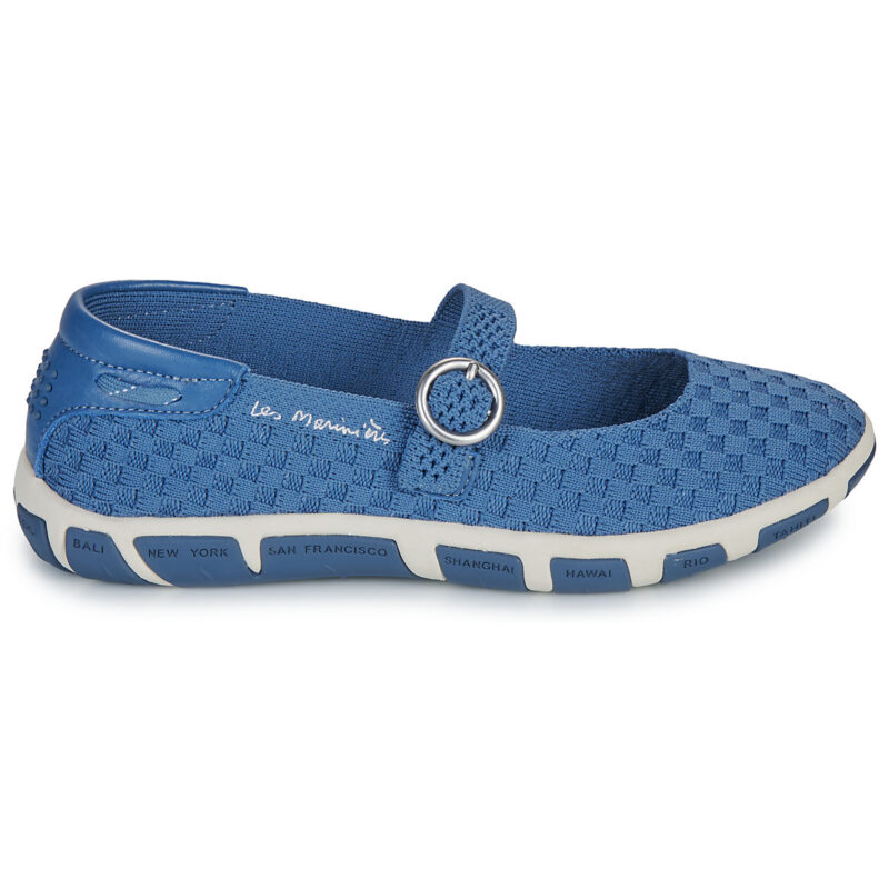 TBS JAMALIE Blue Women's Ballet Flats - 2