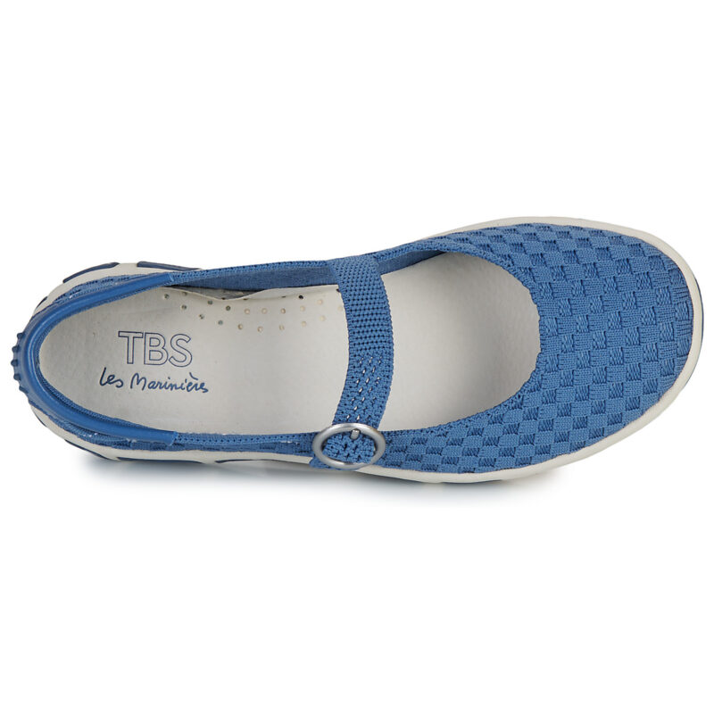 TBS JAMALIE Blue Women's Ballet Flats - 6