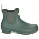 Hunter ORIGINAL CHELSEA BOOT Gr&uuml;ne Damen-Regenstiefel - Gr&ouml;&szlig;e 2