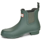 Hunter ORIGINAL CHELSEA BOOT Gr&uuml;ne Damen-Regenstiefel - Gr&ouml;&szlig;e 4