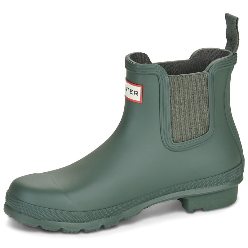 Hunter ORIGINAL CHELSEA BOOT Gr&uuml;ne Damen-Regenstiefel - Gr&ouml;&szlig;e 4