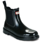 Hunter CHELSEA COMMANDO GLOSS BOOT Nero Stivali da pioggia Donna - 1