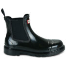 Hunter CHELSEA COMMANDO GLOSS BOOT Nero Stivali da pioggia Donna - 2