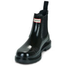 Hunter CHELSEA COMMANDO GLOSS BOOT Nero Stivali da pioggia Donna - 3