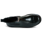 Hunter CHELSEA COMMANDO GLOSS BOOT Nero Stivali da pioggia Donna - 6