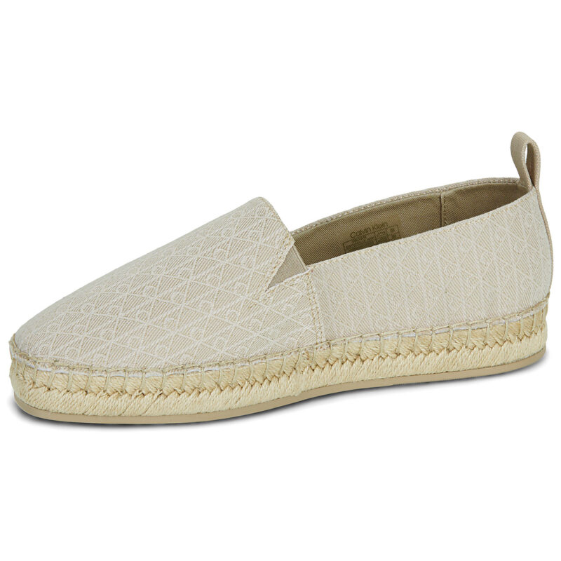 Calvin Klein Jeans OBLIQUE ESPADRILLE AOP Beige Espadrillas Donna - 4