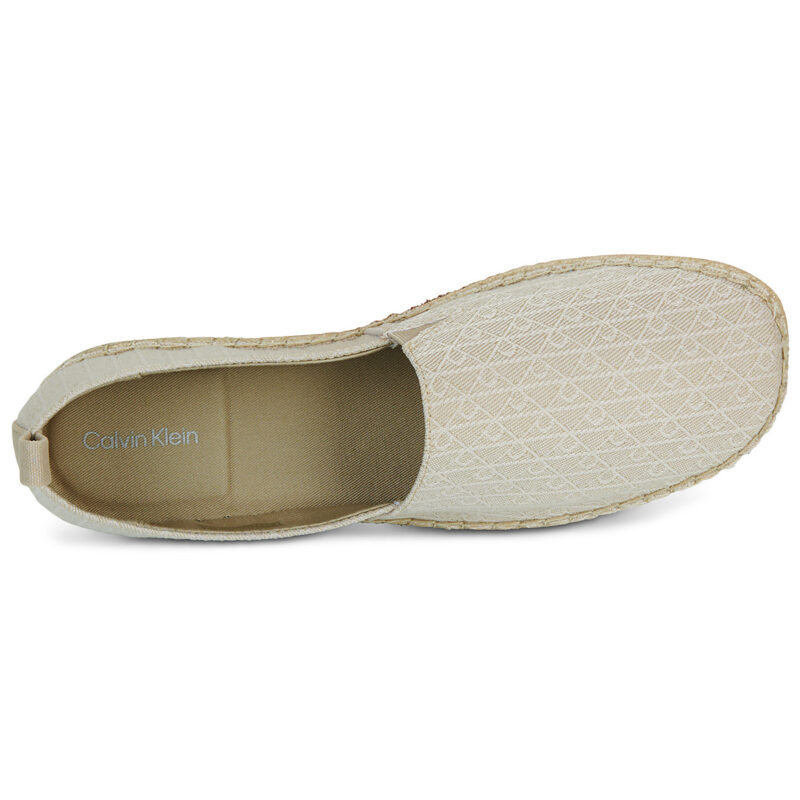 Calvin Klein Jeans OBLIQUE ESPADRILLE AOP Beige Espadrillas Donna - 6