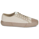 Calvin Klein Jeans VULC LOW LACEUP AOP CANVAS Beige Sneakers basse Donna - 2
