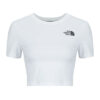 T-shirt The North Face S/S Essential Cropped Slim Tee Bianco T-shirt maniche corte Donna