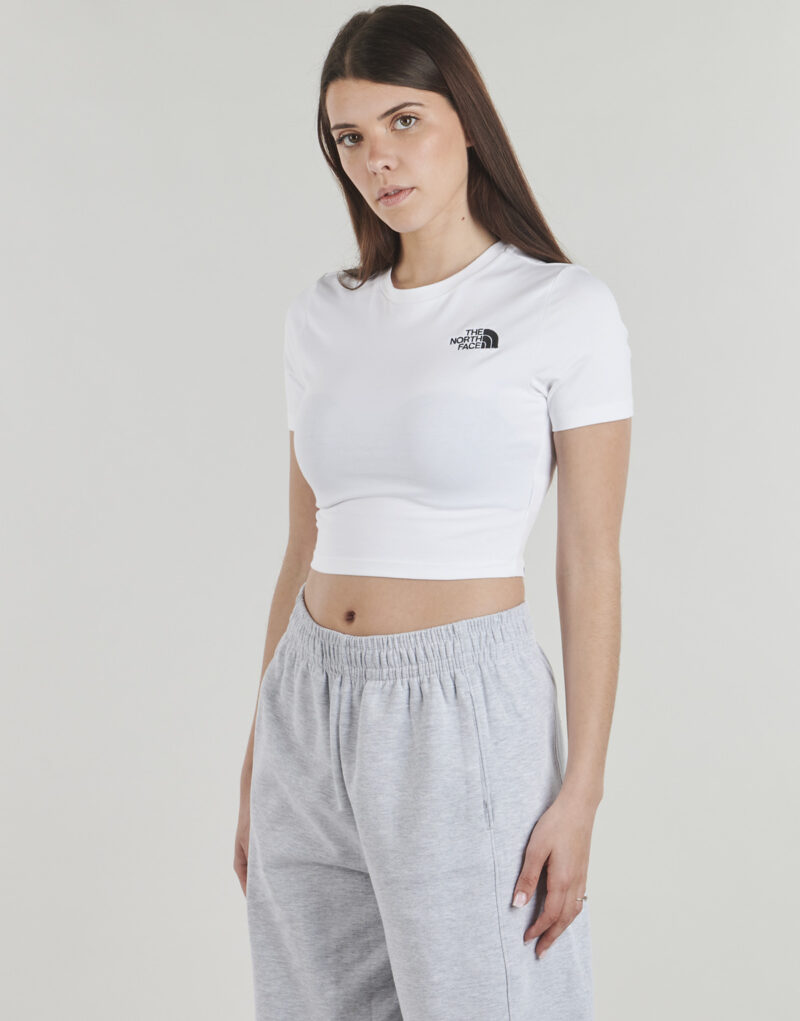 T-shirt The North Face S/S Essential Cropped Slim Tee Bianco T-shirt maniche corte Donna - 2