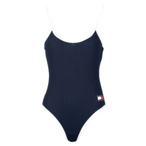 Body Tommy Hilfiger RIB BODYSUIT Marine Body Donna