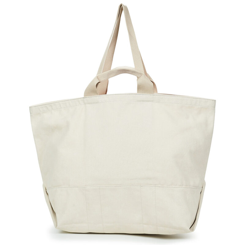 Tommy Jeans TJW WAVE FLAG MED TOTE Beige Women's Shopping Bags - 2