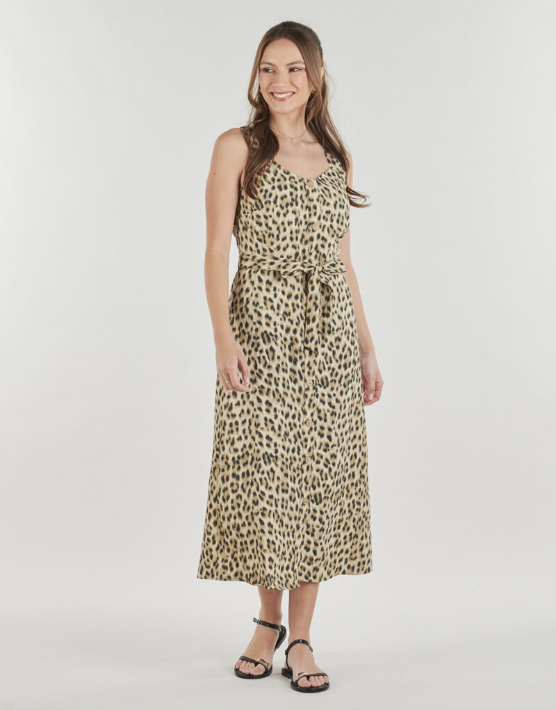 Abito Deeluxe OLANA RO W Beige Abiti Lunghi Donna - 2