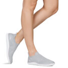 Kangaroos K-BFK Wildfreeze Gray Slip on Women - 8