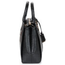 Donna Guess LEONA MULTI COMP SATCHEL Nero Borsetta Donna - 3