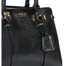 Donna Guess LEONA MULTI COMP SATCHEL Nero Borsetta Donna - 4
