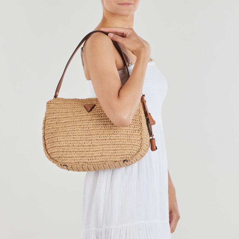 Guess OFELIA HOBO SHOULDER BAG Beige Borse a spalla Donna - 6