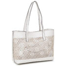 Guess LETTY 2 IN 1 TOTE Bianco Borse Shopping Donna - 2