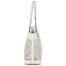 Guess LETTY 2 IN 1 TOTE Bianco Borse Shopping Donna - 3