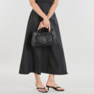 Donna Guess JESSA GIRLFRIEND SATCHEL Nero Borsetta Donna - 6