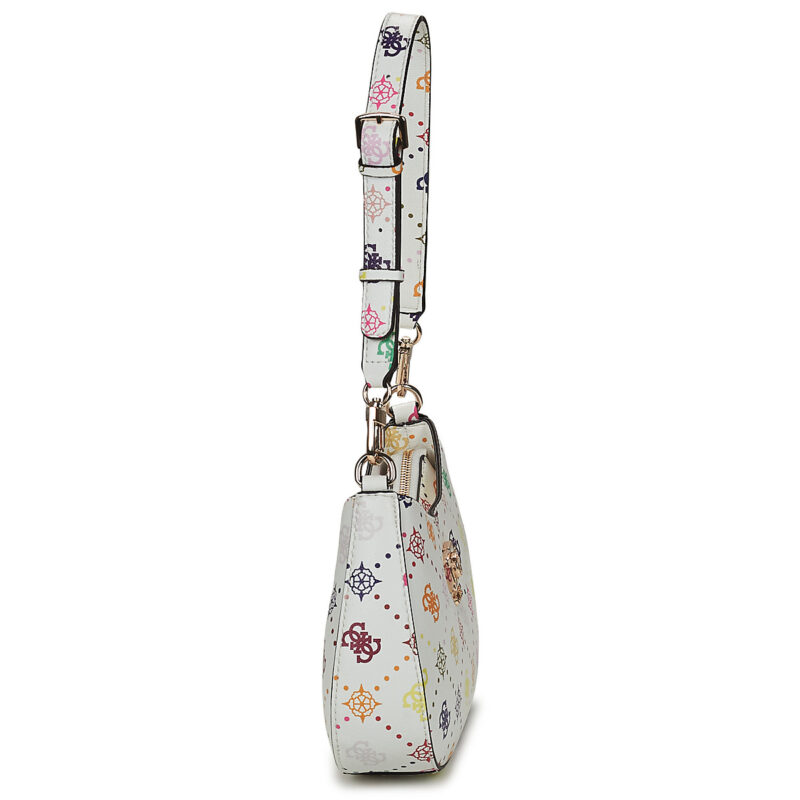 Guess EMELIE LOGO TOP ZIP Bianco Borse a spalla Donna - 3