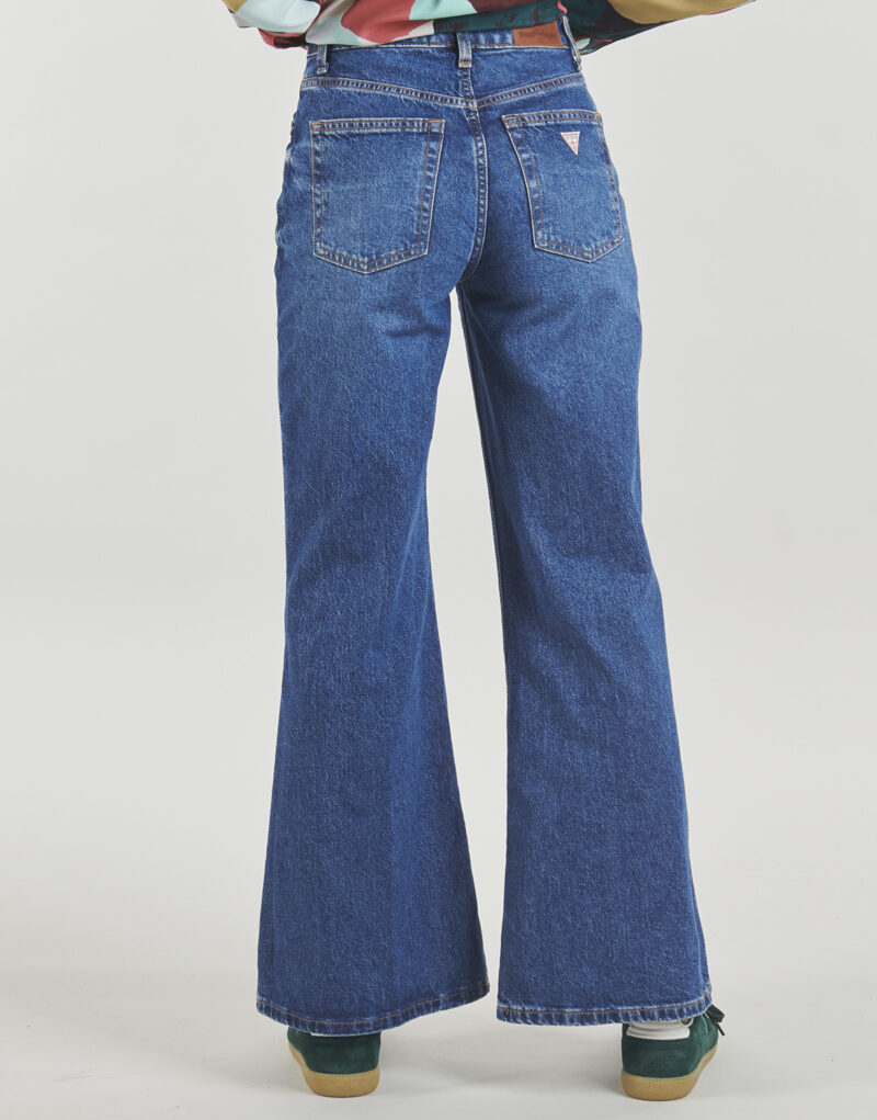 Jean &eacute;vas&eacute; Guess GJ HIGH RISE FLARE Blu Jeans Flare Donna - 4