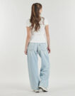 T-shirt Guess GJ SS CN RIB EMBRO Bianco T-shirt maniche corte Donna - 4