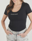 Body Guess GJ SL BODYSUIT Nero Body Donna - 5