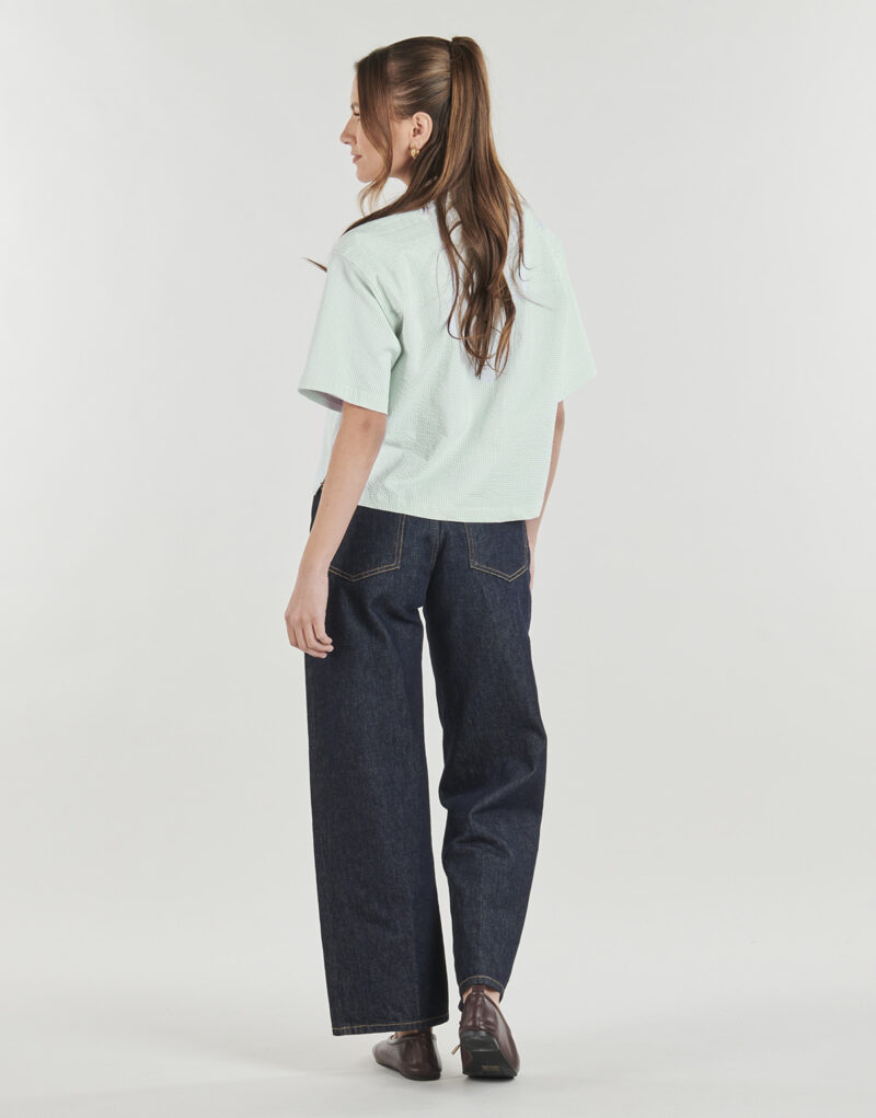 Camicia Guess GJ SS BOXY SHIRT Verde Camicie Donna - 4