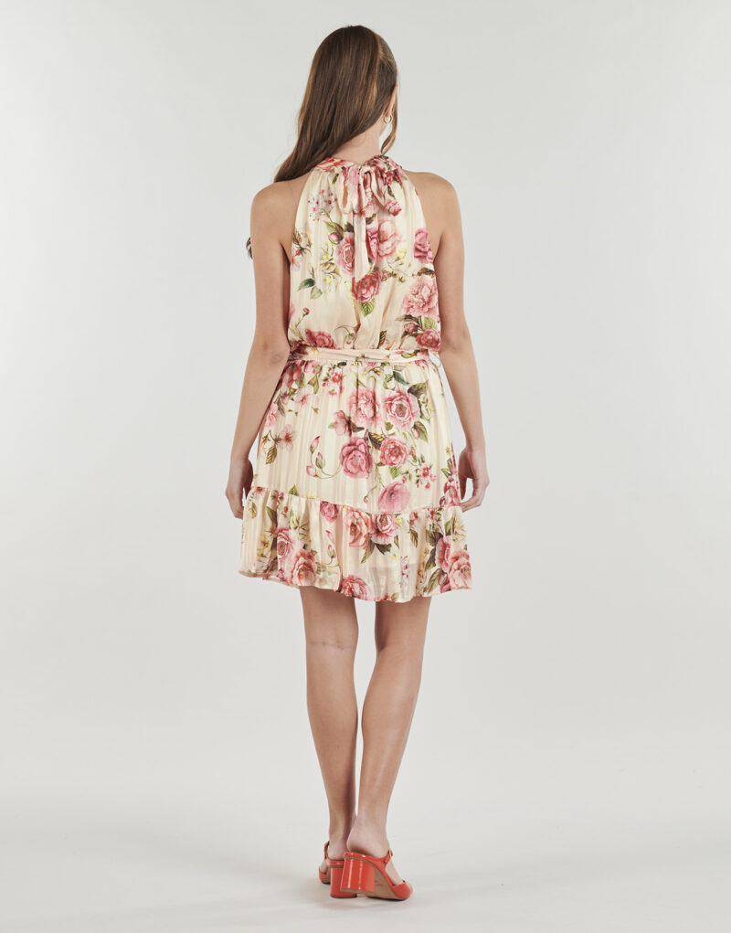 Abito corto Guess DANIEL DRESS Rosa Abiti corti Donna - 4