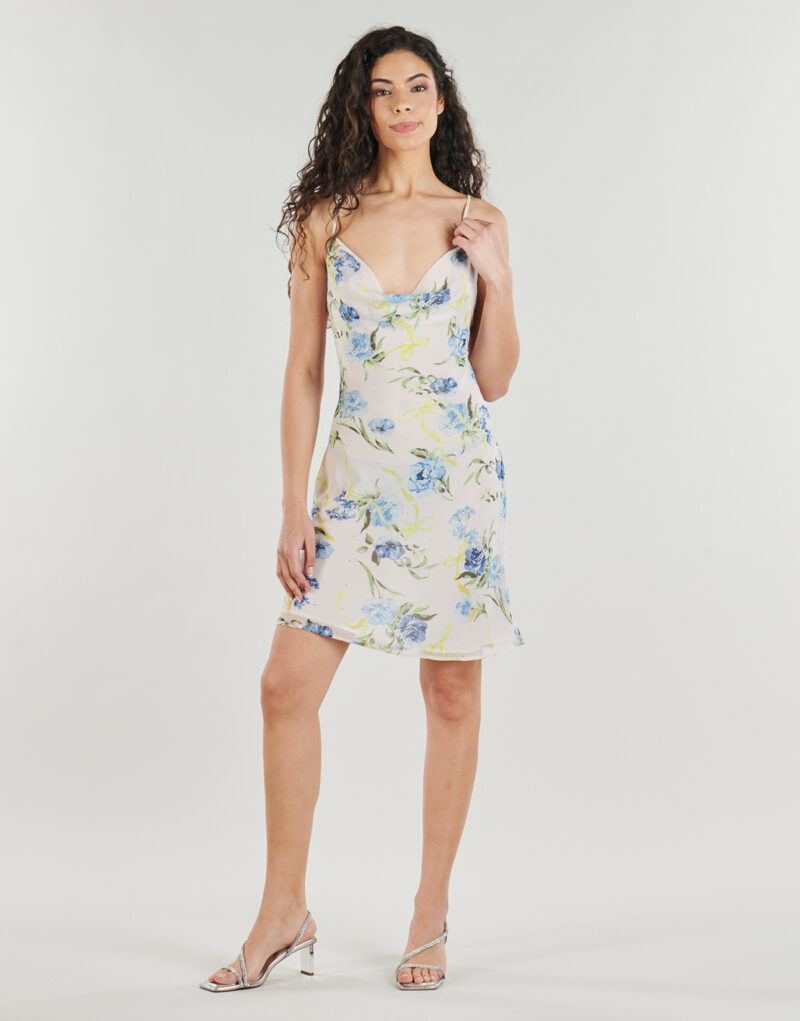 Abito corto Guess SL LINDA MINI SLIP DRESS Multicolore Abiti corti Donna - 2
