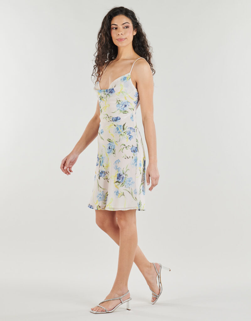 Abito corto Guess SL LINDA MINI SLIP DRESS Multicolore Abiti corti Donna - 3