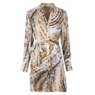 Kurzes Kleid Guess LS YSALINE CHEMISIER MINI Mehrfarbige kurze Kleider Damen - 1