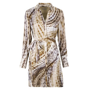 Abito corto  Guess  LS YSALINE CHEMISIER MINI  Multicolore -  Abiti corti Donna