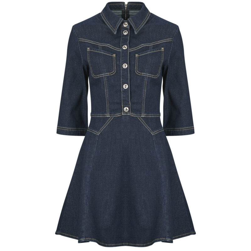 Short dress Morgan REXAS Blue Short Dresses Women - 1