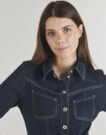 Short dress Morgan REXAS Blue Short Dresses Women - 5