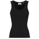 Top JJXX JXFRIDA SL U-NECK TOP Nero Top Donna - 1