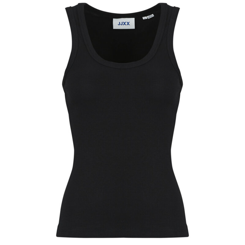 Top JJXX JXFRIDA SL U-NECK TOP Nero Top Donna - 1
