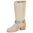 Bronx Ky-ley Beige Stivali con tacco Donna - 4