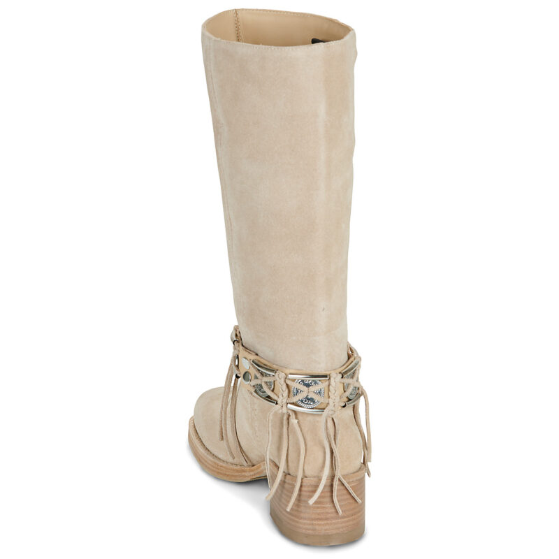 Bronx Ky-ley Beige Stivali con tacco Donna - 5