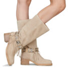 Bronx Ky-ley Beige Stivali con tacco Donna - 8