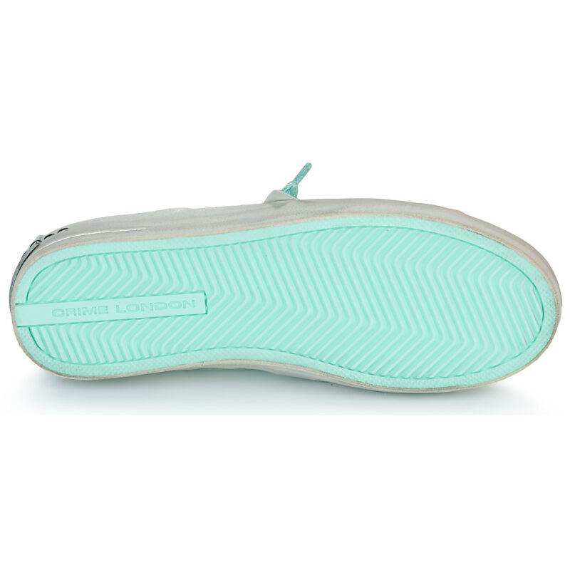 Crime London SKATE Wei&szlig;e Low-Sneaker f&uuml;r Damen - Gr&ouml;&szlig;e 7