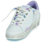 Crime London SKATE Wei&szlig;e Low-Sneaker f&uuml;r Damen - Gr&ouml;&szlig;e 3