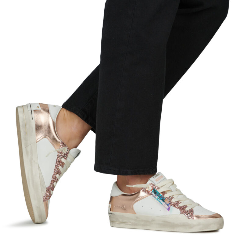 Crime London SKATE Mehrfarbige Low-Top-Sneaker f&uuml;r Damen - Gr&ouml;&szlig;e 8