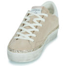 Crime London Zapatillas bajas de mujer color beige con plataforma desgastada - 3