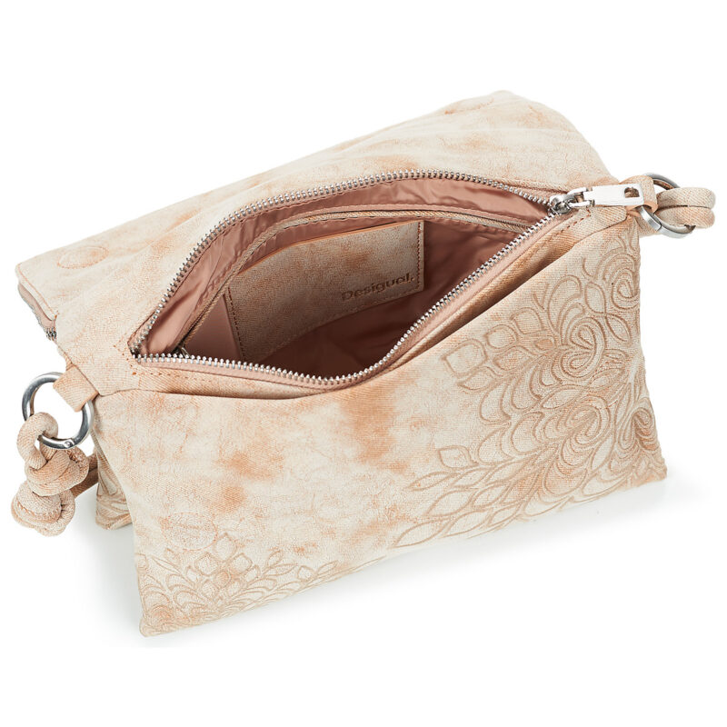 Desigual Sac bandouli&egrave;re femme BAG SIERRA MURANO beige - 5