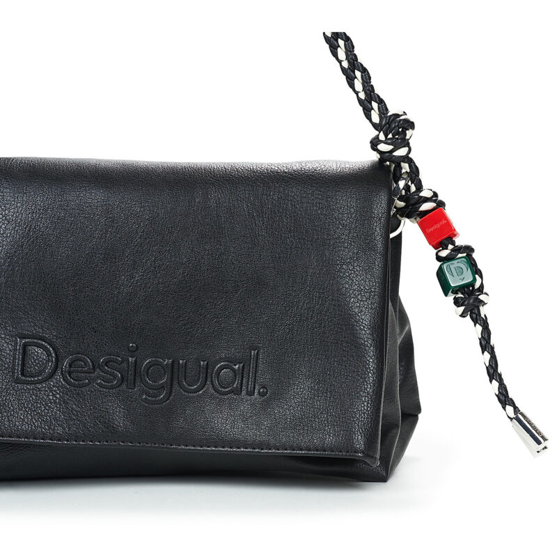 Desigual BAG HALF LOGO VENICE 4.0 Black Shoulder bag Women - 4