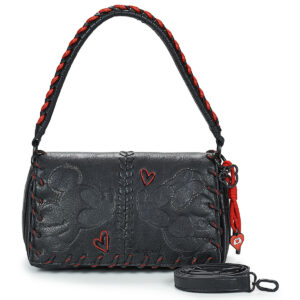 Desigual BAG ALL MICKEY NARON MEDIUM FLAP Nero Borsa a tracolla Donna
